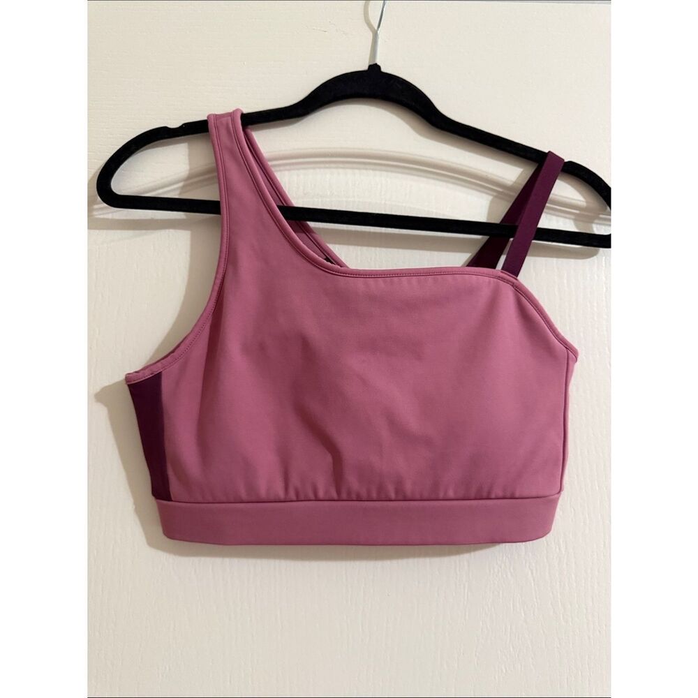 Gymshark Asymmetrical Pink Sports Bralette